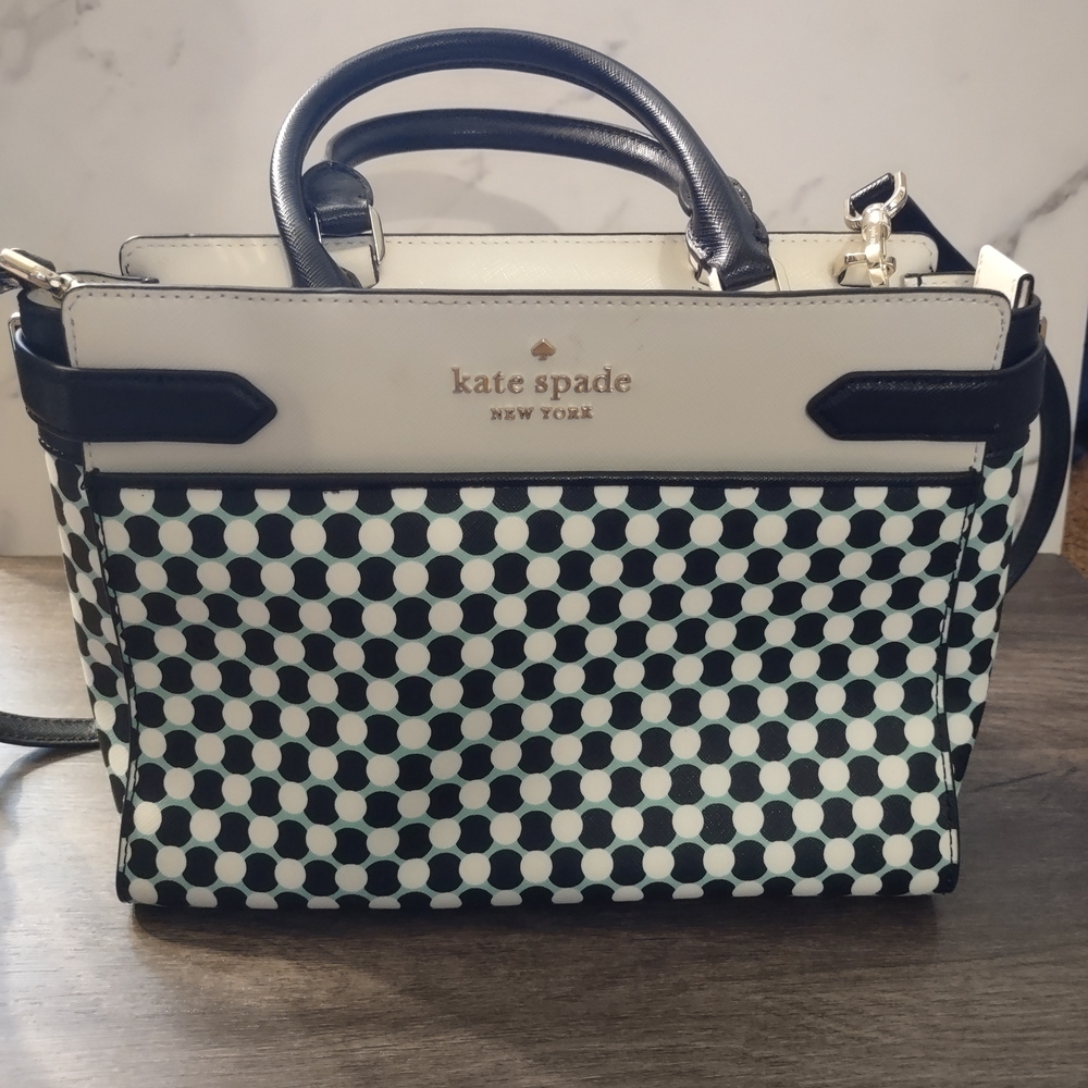 Kate Spade Black and White Handbag